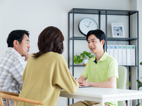ご家族さまとの話